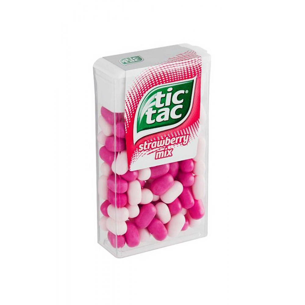 Tictac Çilek Aromalı Şeker 18 Gr. (1 Adet)