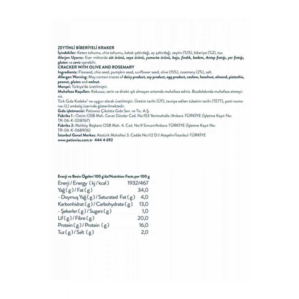 Karışık Kraker Set 30g X 3