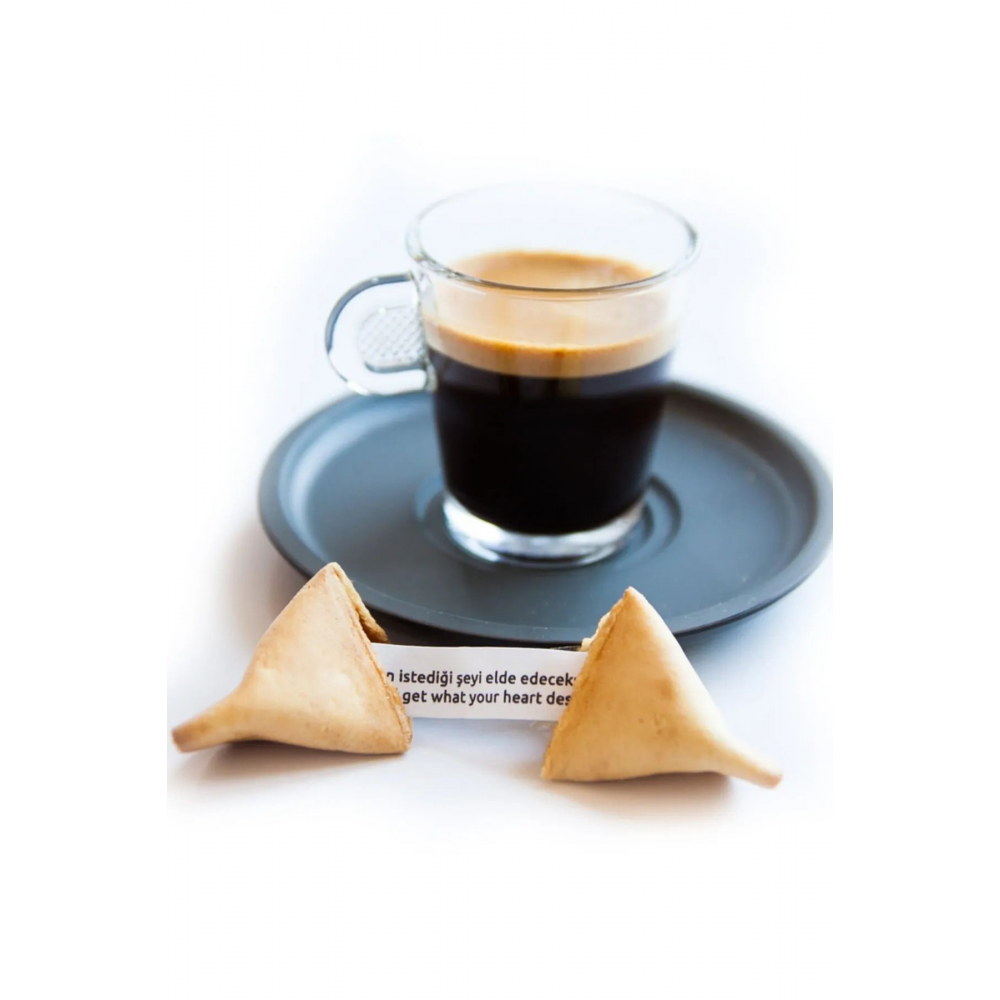 Cookie Şans Kurabiyesi (Hazır Dilekler Fallar) 50'li Kutu