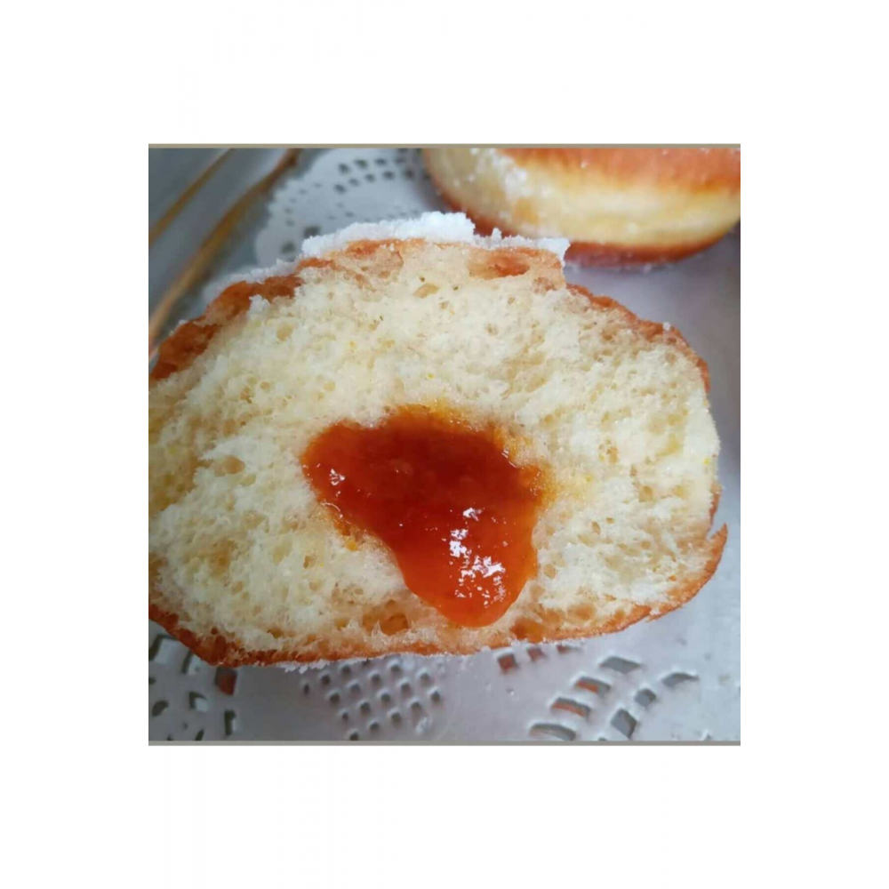 Berliner Krapfen Marmelat Dolgulu 6'lı Paket, Alman Pastası.