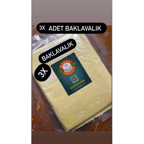 3 Paket Baklavalık Yufka