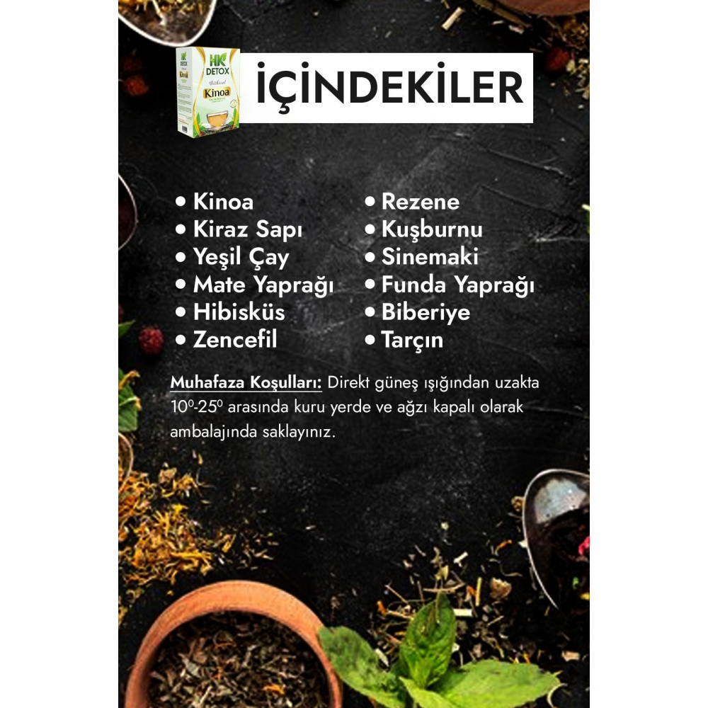 Kilo Vermeye Yardimcı Detoks&zayıflama Destekleyici Bitki Çayı 2 Li 30 Günlük Set