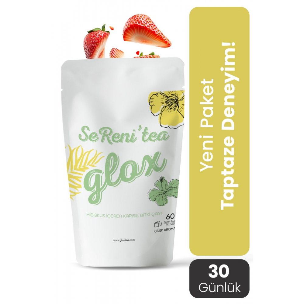 Sereni’tea - Çilek Ve Hibiskus Aromalı Metabolizma Hızlandırmaya Yardımcı Sallama Çay