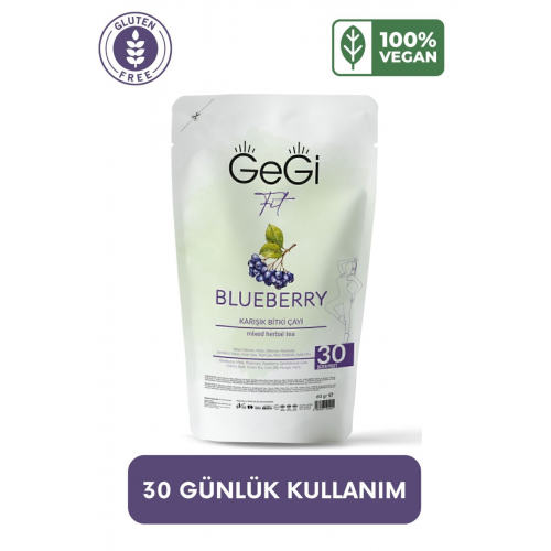 Zayıflama Destekleyen Yaban Mersinli Blueberry Çayı Detox Form Çayı Tea Diyeti 1 Aylık Paket