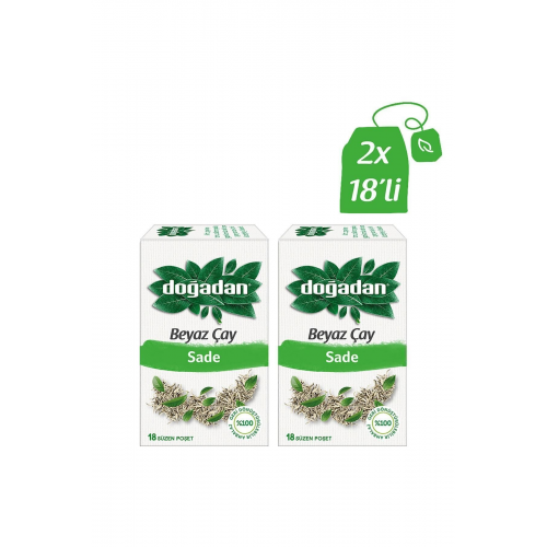Beyaz Çay 18’li Bardak Poşet x2