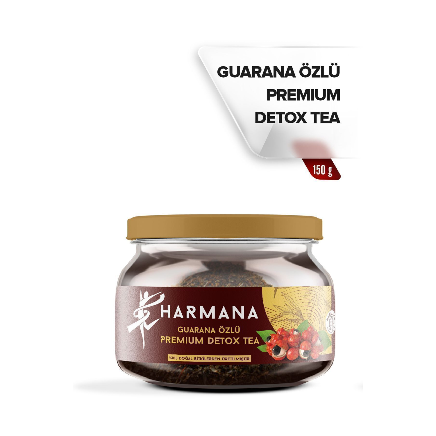 Guarana Özlü Premium Detox Tea 2 Aylık Kullanım 150 Gr