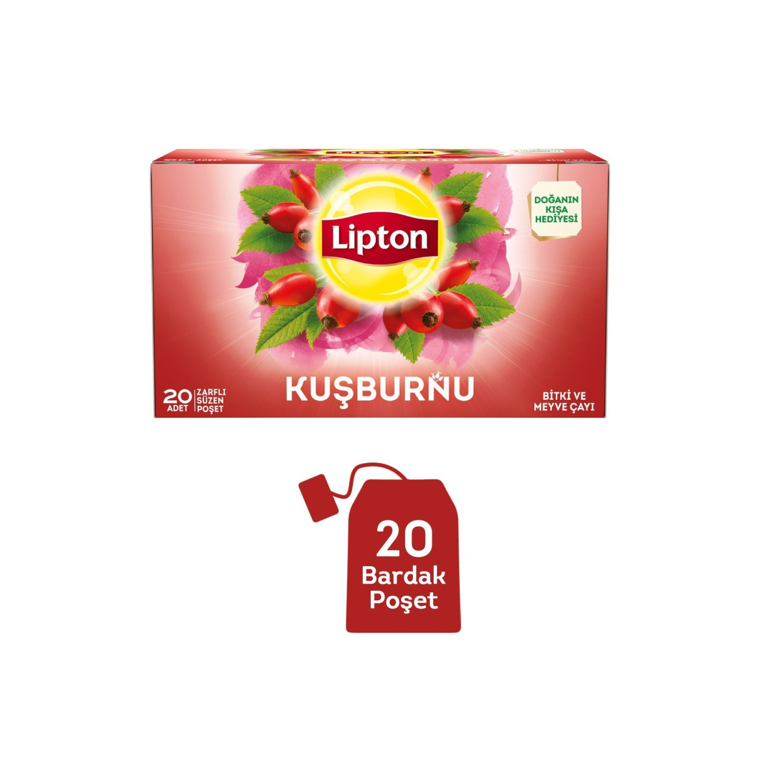 Kuşburnu Bardak Poşet Bitki Çayı 20'li