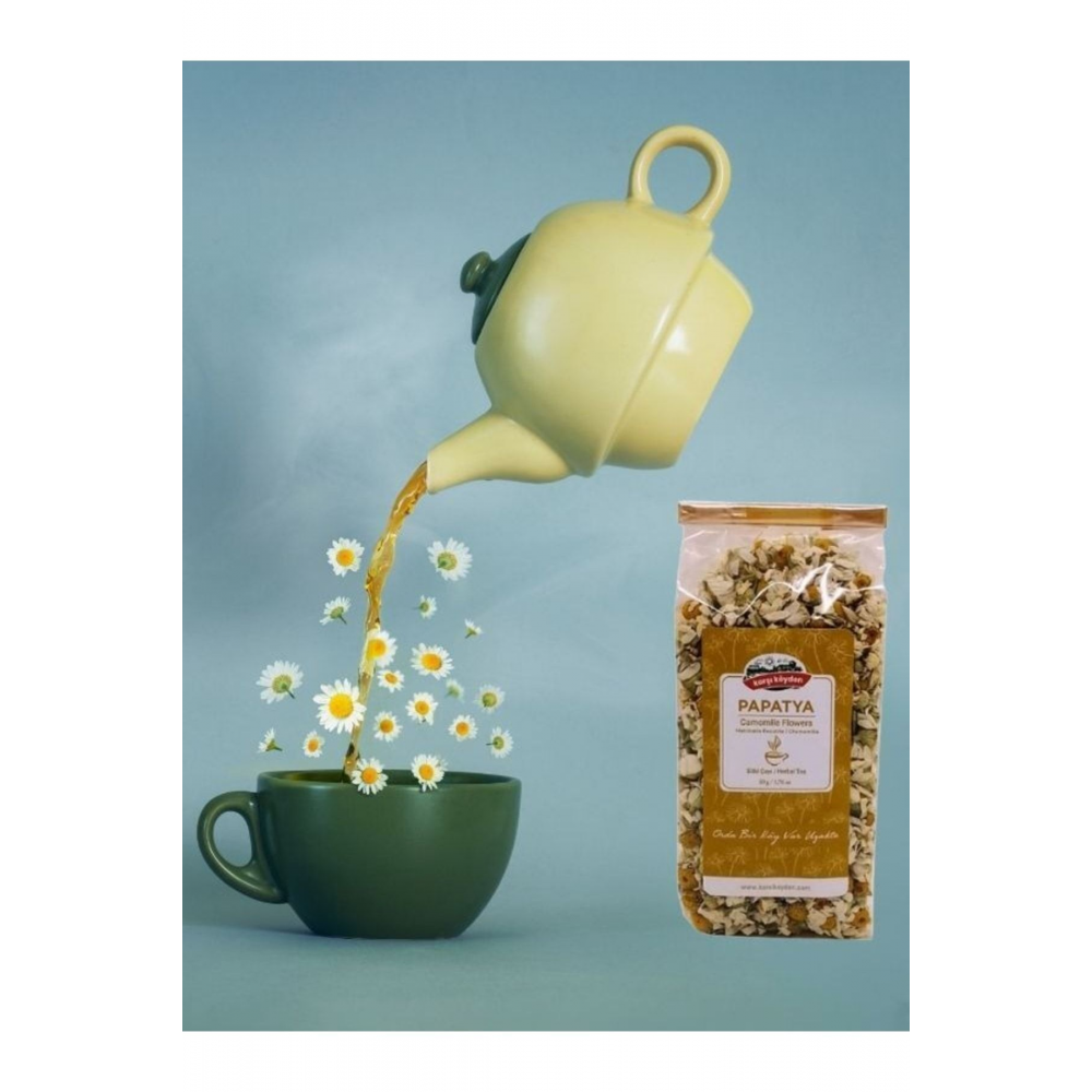 Papatya, Daisy, Camomile Flowers, Matricaria Chamomilla, Matricaria Recutita, 50 G