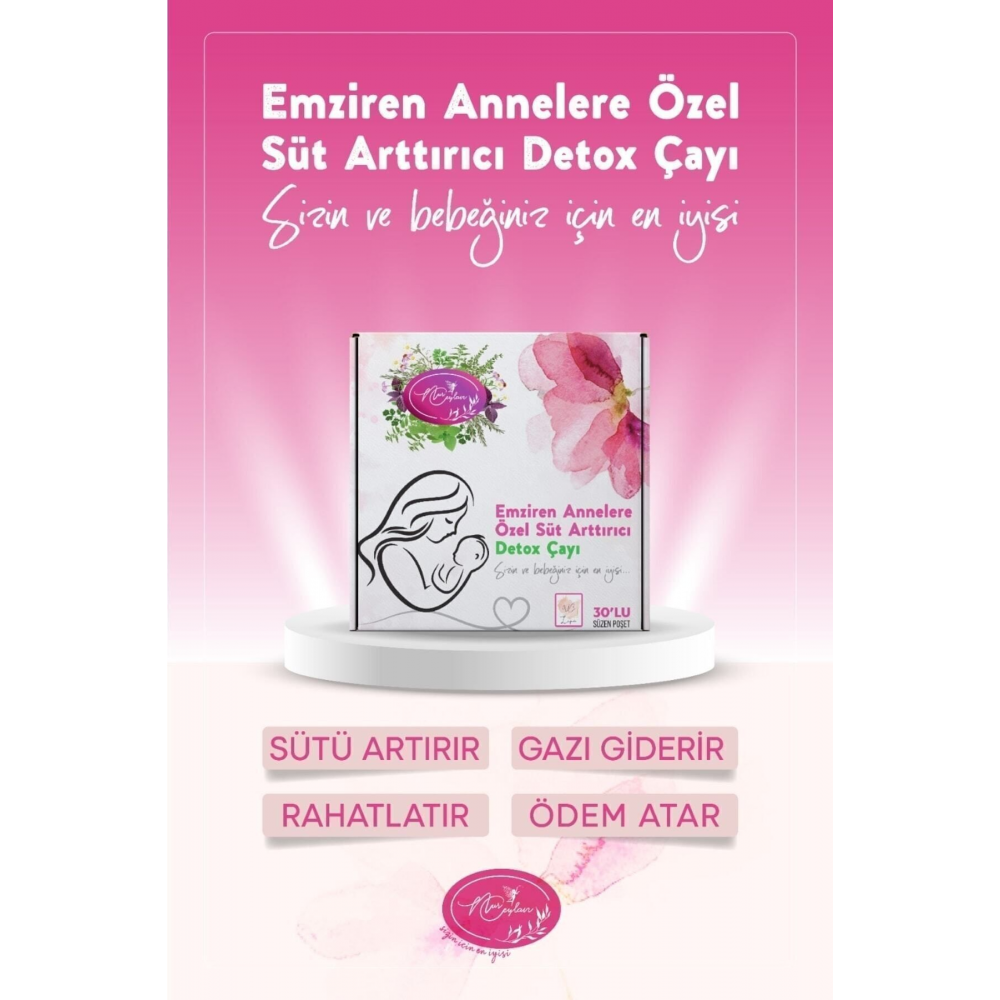 60’lı Avantaj Paket Anne Bebek Süt Arttırıcı Detox Çayı 60 Kullanımlık