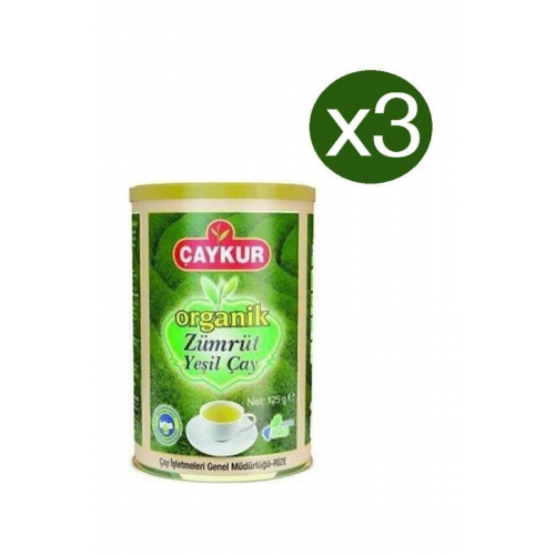Organik Zümrüt Yeşil Çay 125gr 3 Adet