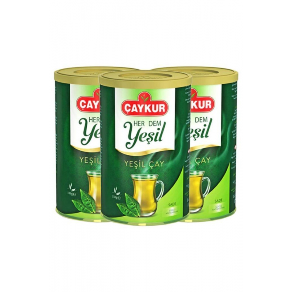 Yaprak Yeşil Çay Sade 150 gr 3 Adet