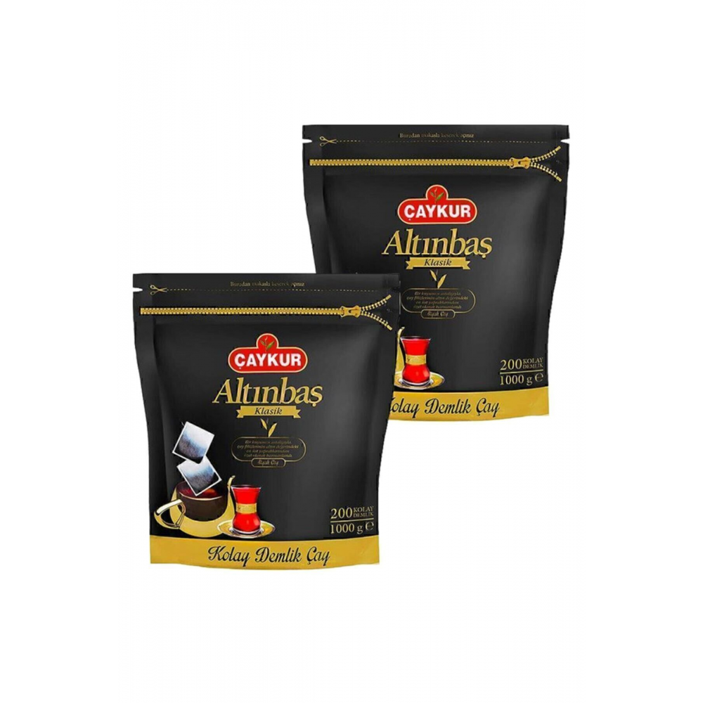 Altınbaş Klasik Siyah Demlik Poşet Çay 2'li 200 X 5 G