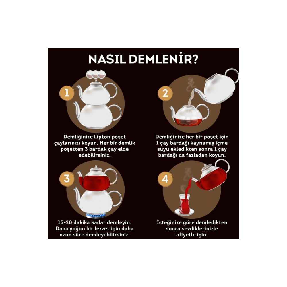 Earl Grey Demlik Poşet Çay 100lü 3 Adet