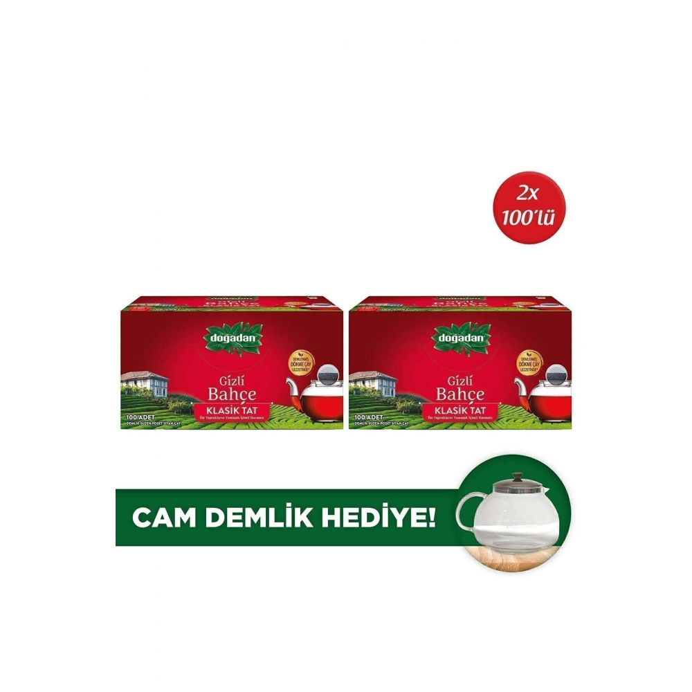 Gizli Bahçe Demlik 100 X 2 ve Demlik