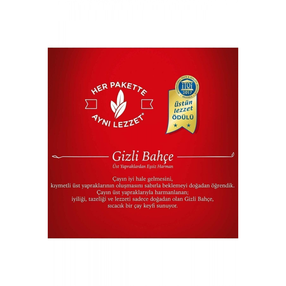 Gizli Bahçe Demlik 100 X 2 ve Demlik