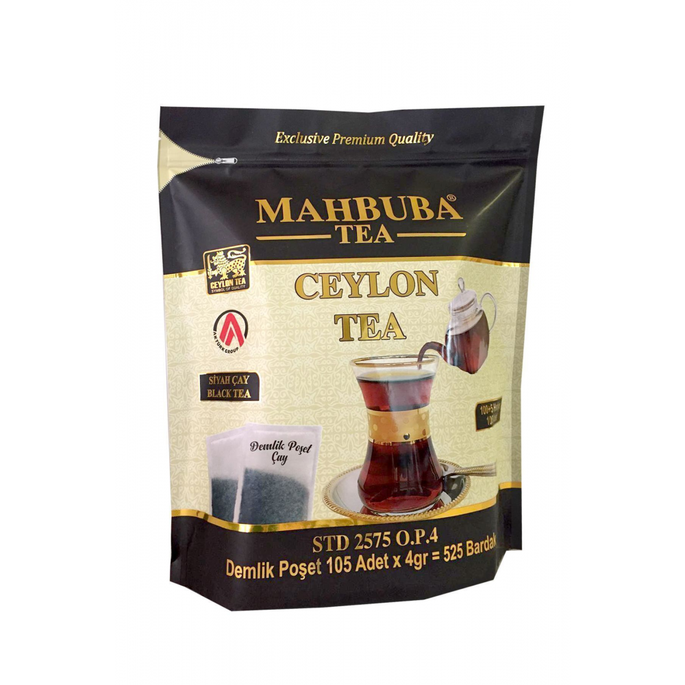 Tea Std 2575 Ithal Seylan Sri Lanka Ceylon Kaçak Demlik Poşet Siyah Yaprak Çayı 105x4gr
