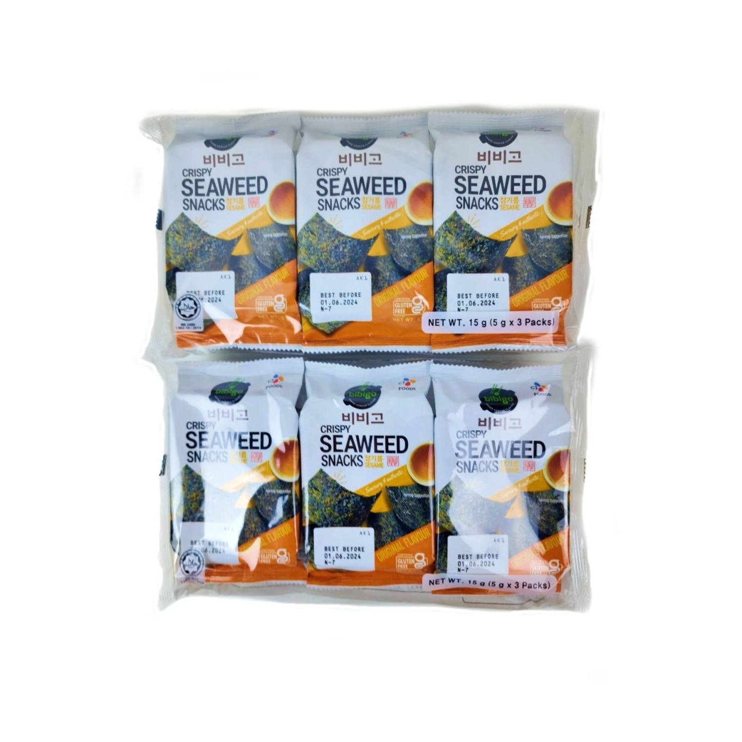 Bibigo Atıştırmalık Yosun Çerezi (5 G X 6 ADET) 30 G