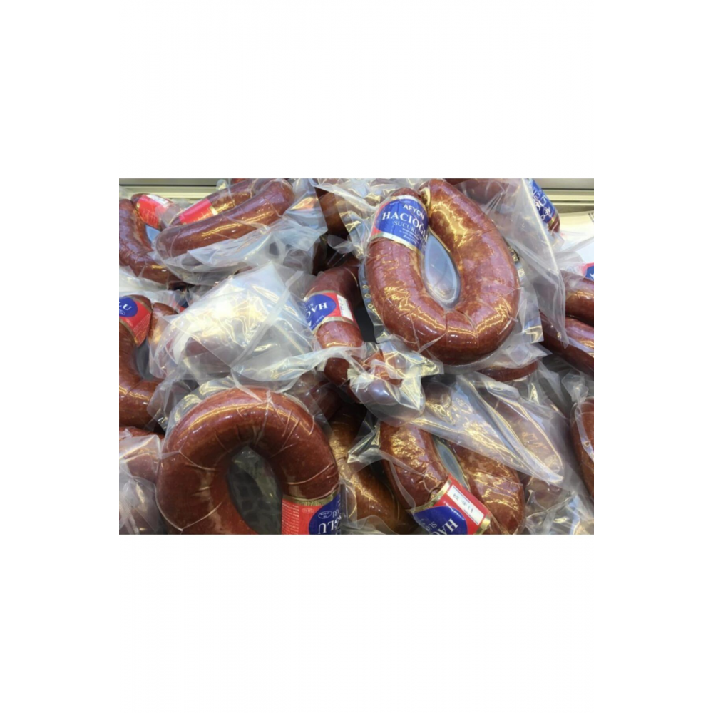 Hacıoğlu Sucuk Geleneksel Lezzet %100 Dana Afyon Sucuğu 1 Kğ