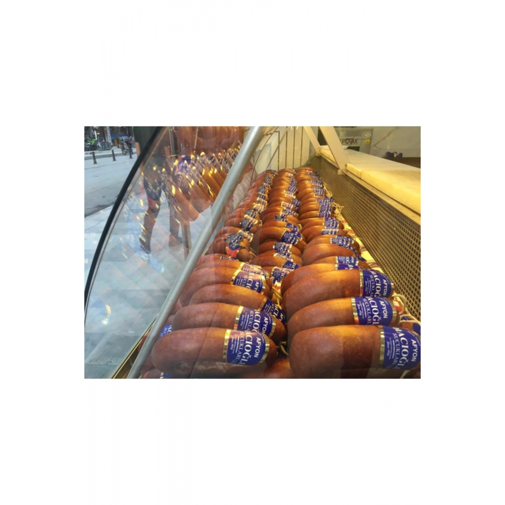 Hacıoğlu Sucuk Geleneksel Lezzet %100 Dana Afyon Sucuğu 1 Kğ