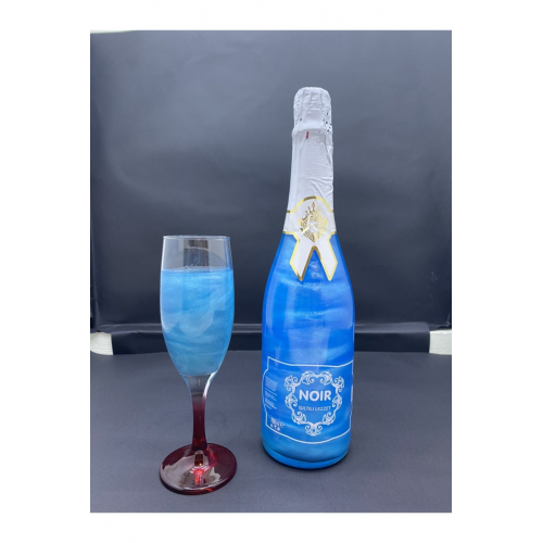 Alkolsüz Gazlı İçecek Yaban Mersini Blue Hawaii Aromalı 750 ml