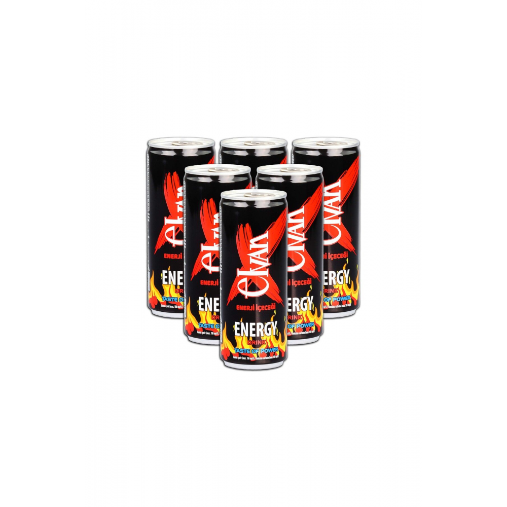 Enerji Içeceği 250 Ml. 6lı Paket
