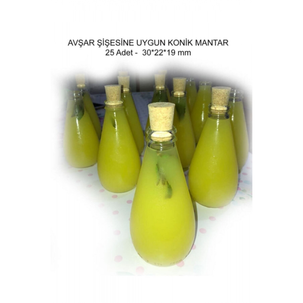 Avşar Soda Şişesi Uyumlu Mantar Tıpa - 6 Adet