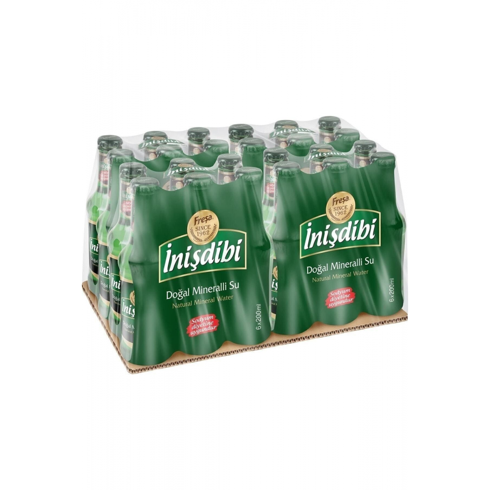 İNİŞDİBİ 200 CC DOĞAL MADEN SUYU 24 LÜ