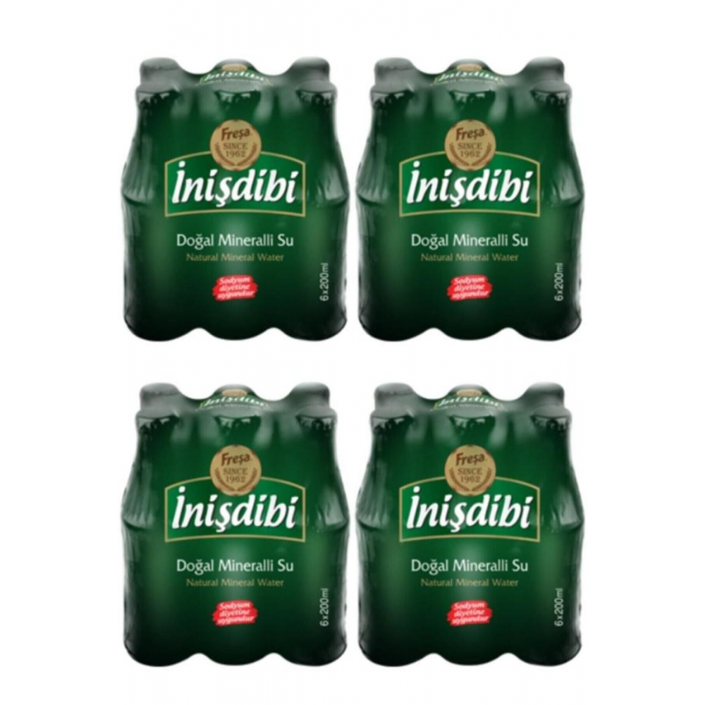 Inişdibi Doğal Maden Suyu 200ml 24'lü