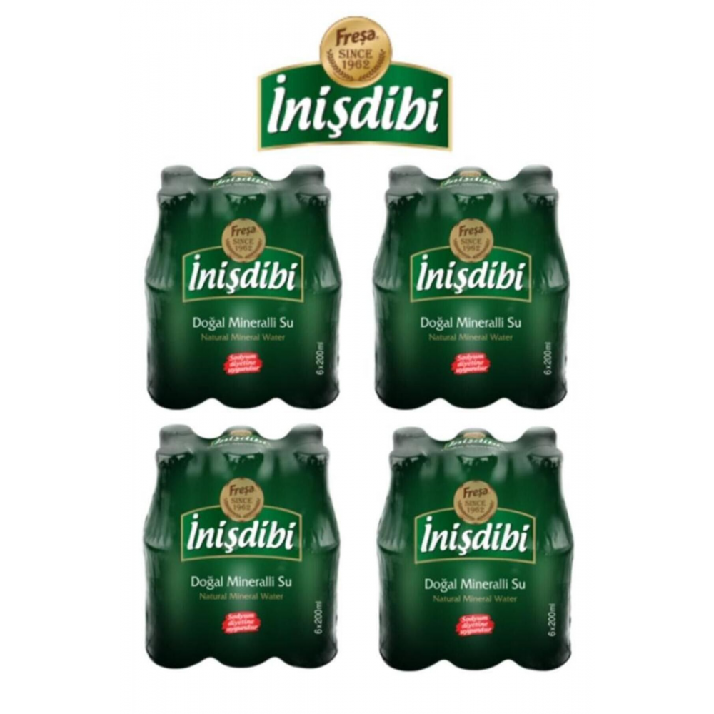 Inişdibi Doğal Maden Suyu 200ml 24'lü