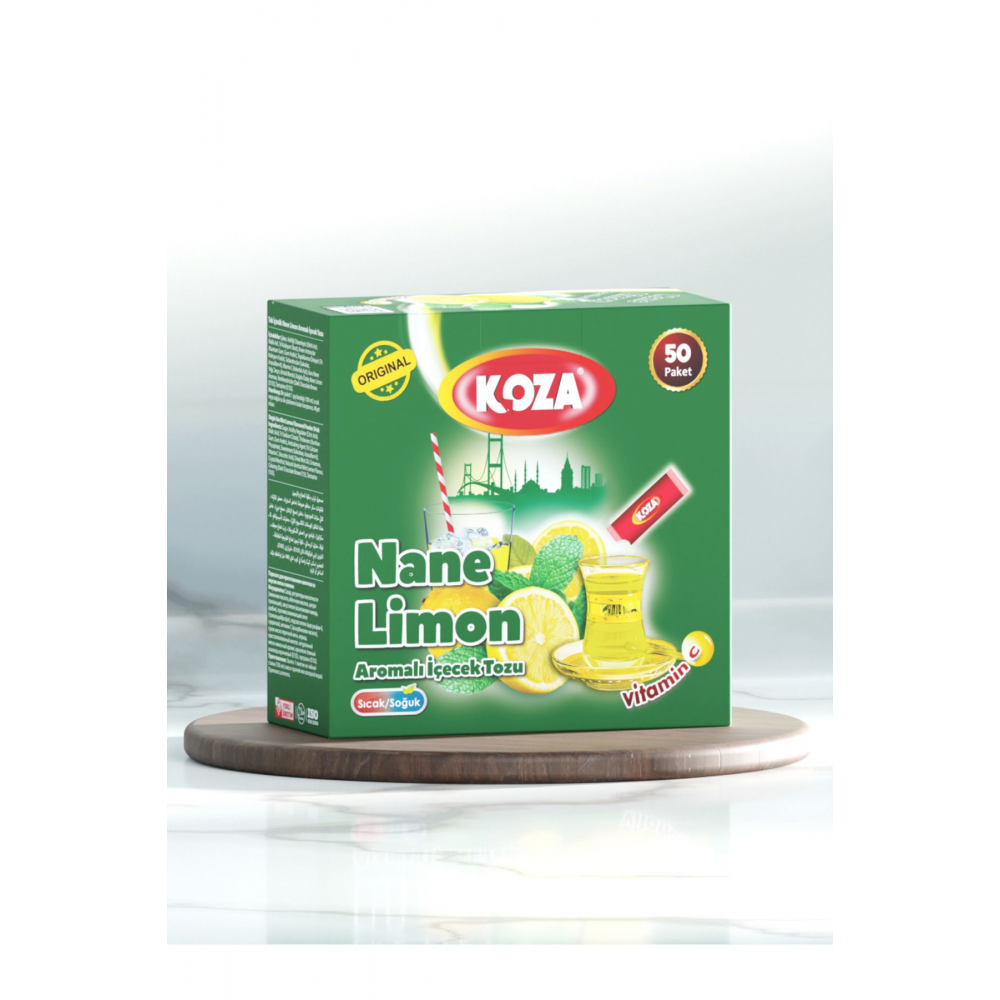 Tek Içimlik Nane Limon Aro. Içecek Tozu (50 Adet)