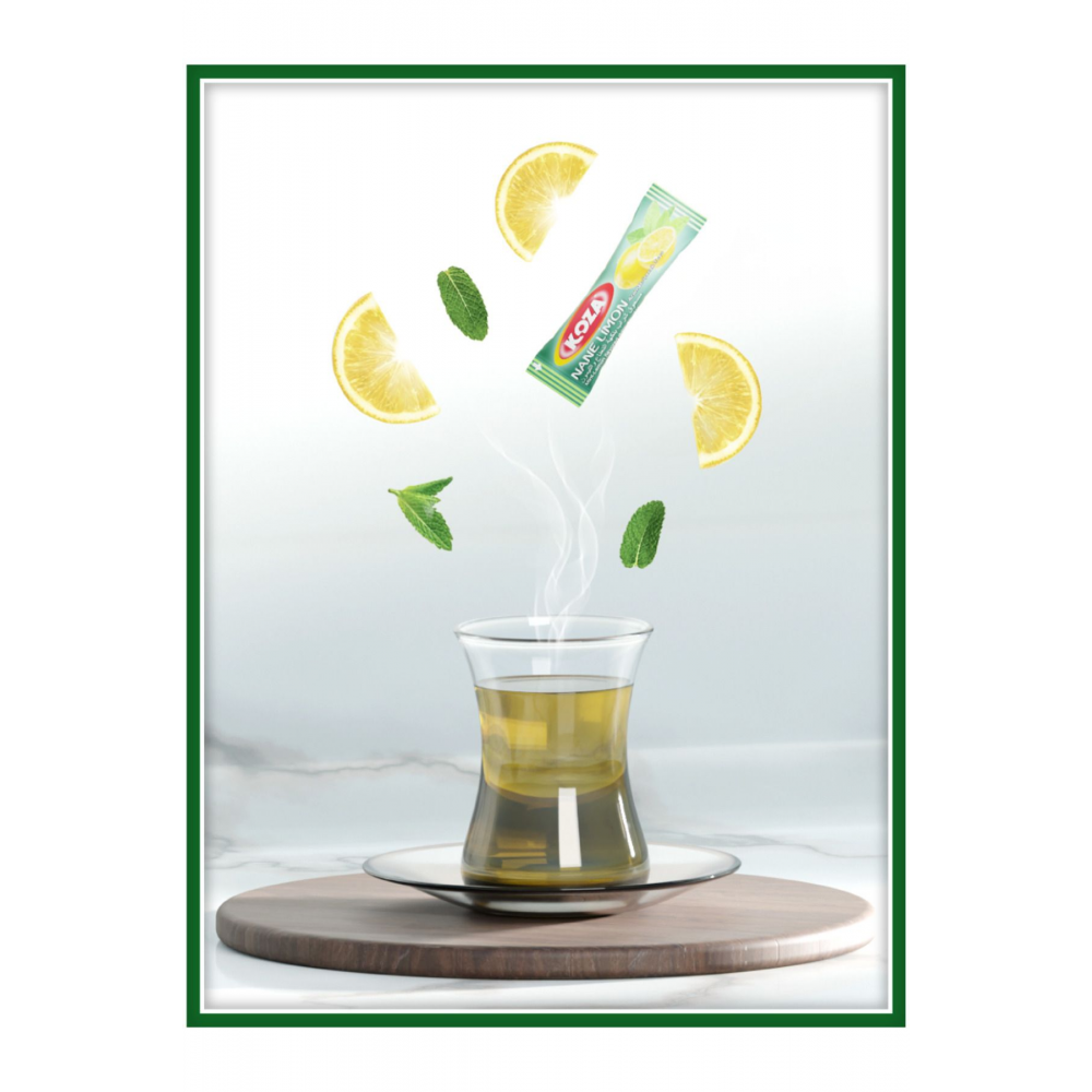 Tek Içimlik Nane Limon Aro. Içecek Tozu (50 Adet)