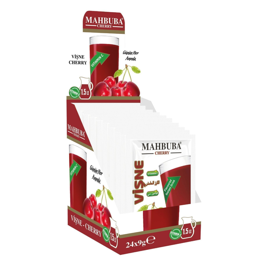 Vişne Aromalı Soğuk Toz Içecek 24x9gr