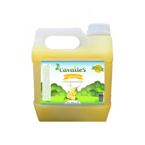 Cavaliers Konsantre Limonata Aromalı Içecek 50 Kg Limonata (1/9 ORAN) 5 Kg