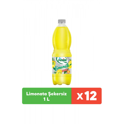Limonata Şekersiz 1 L X 12 Adet