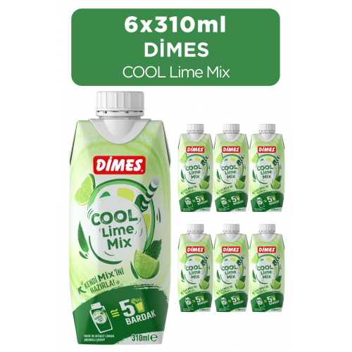 Cool Lime Mix 310 ml X 6 Adet / Cool Lime Şurubu