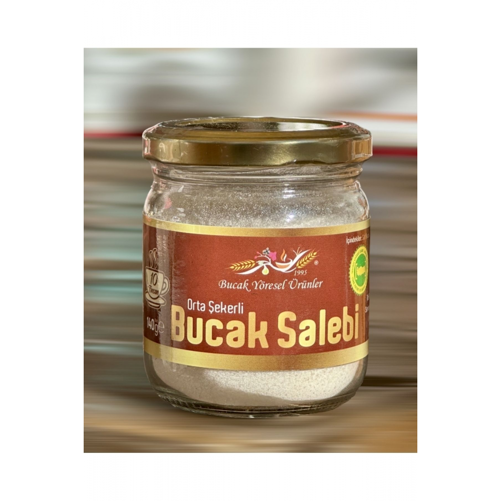 Bucak Salebi 10 Fincan Sıcak Salep / 2 Kg Dondurmalık Hakiki Bucak Salebi + Şeker