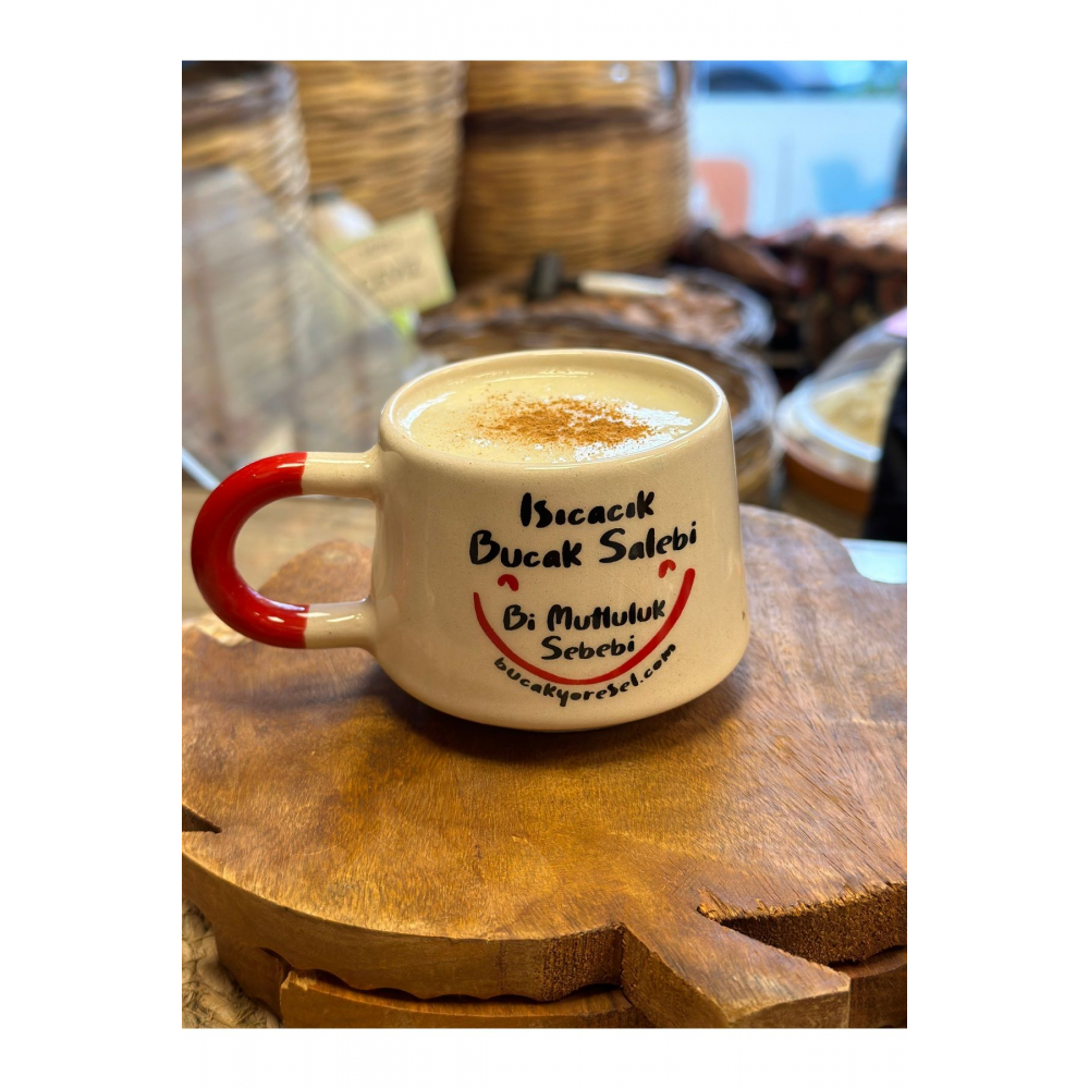 Bucak Salebi 10 Fincan Sıcak Salep / 2 Kg Dondurmalık Hakiki Bucak Salebi + Şeker