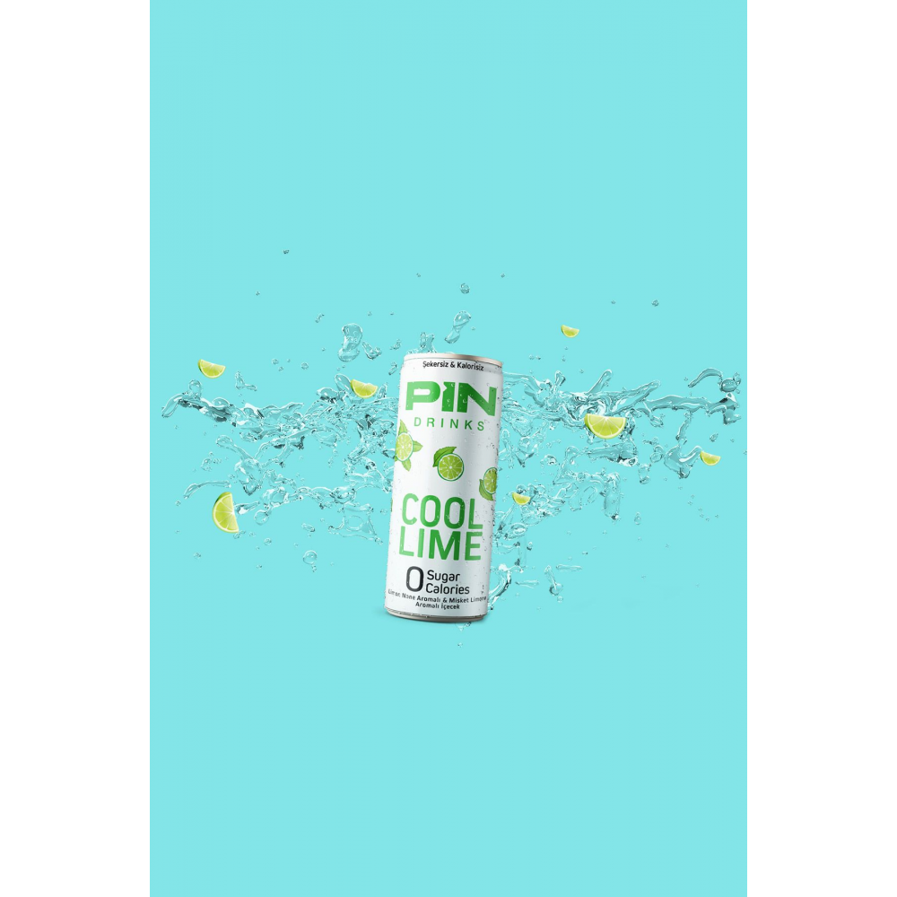 Ayrılmaz Üçlü - Hibiskus & Cool Lime & Orange Mango - Şekersiz & Kalorisiz 250 ml X 12 Adet