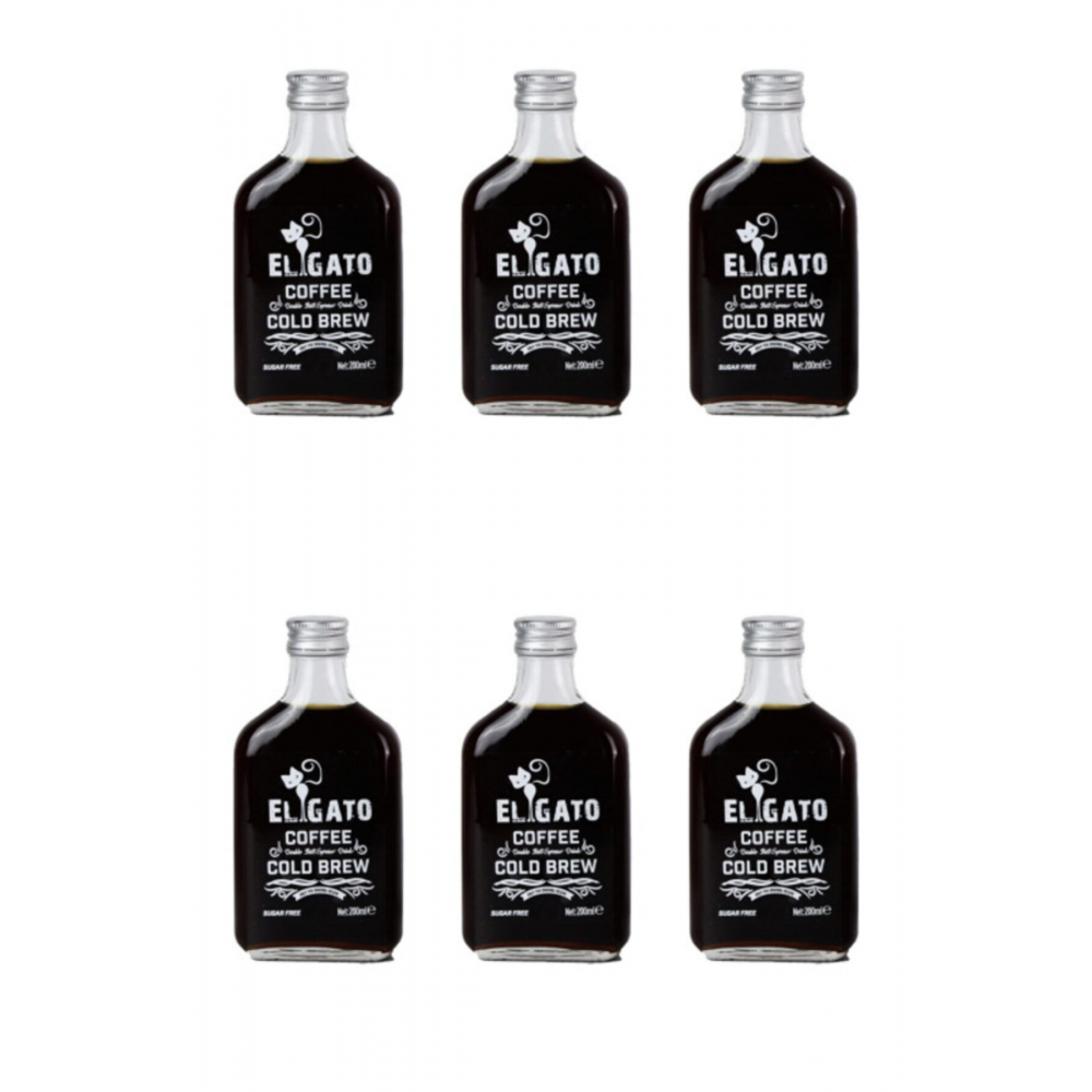 El Gato Cold Brew Cam 200ml (şekersiz) X 6 Adet