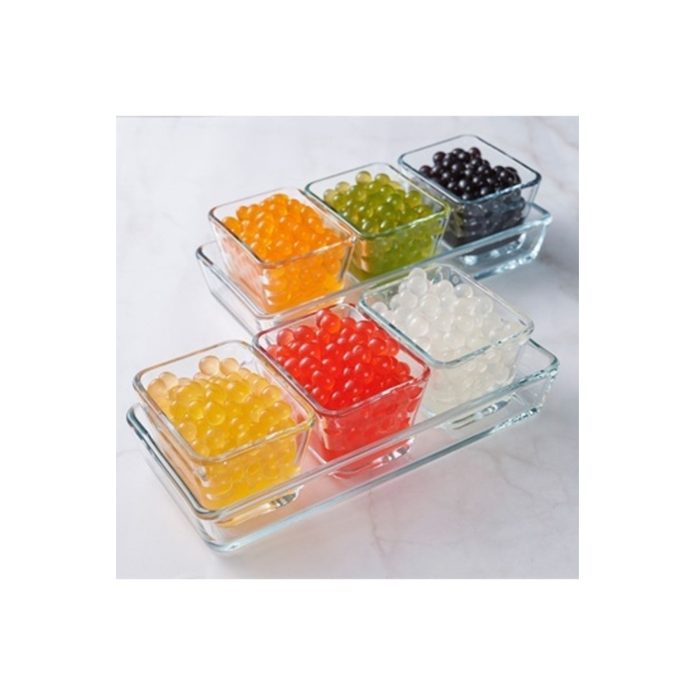 Bubble Tea 5 Ürün Bir Arada Set - Bubble Tea Incileri - Poppings Boba-tapyoka Incileri