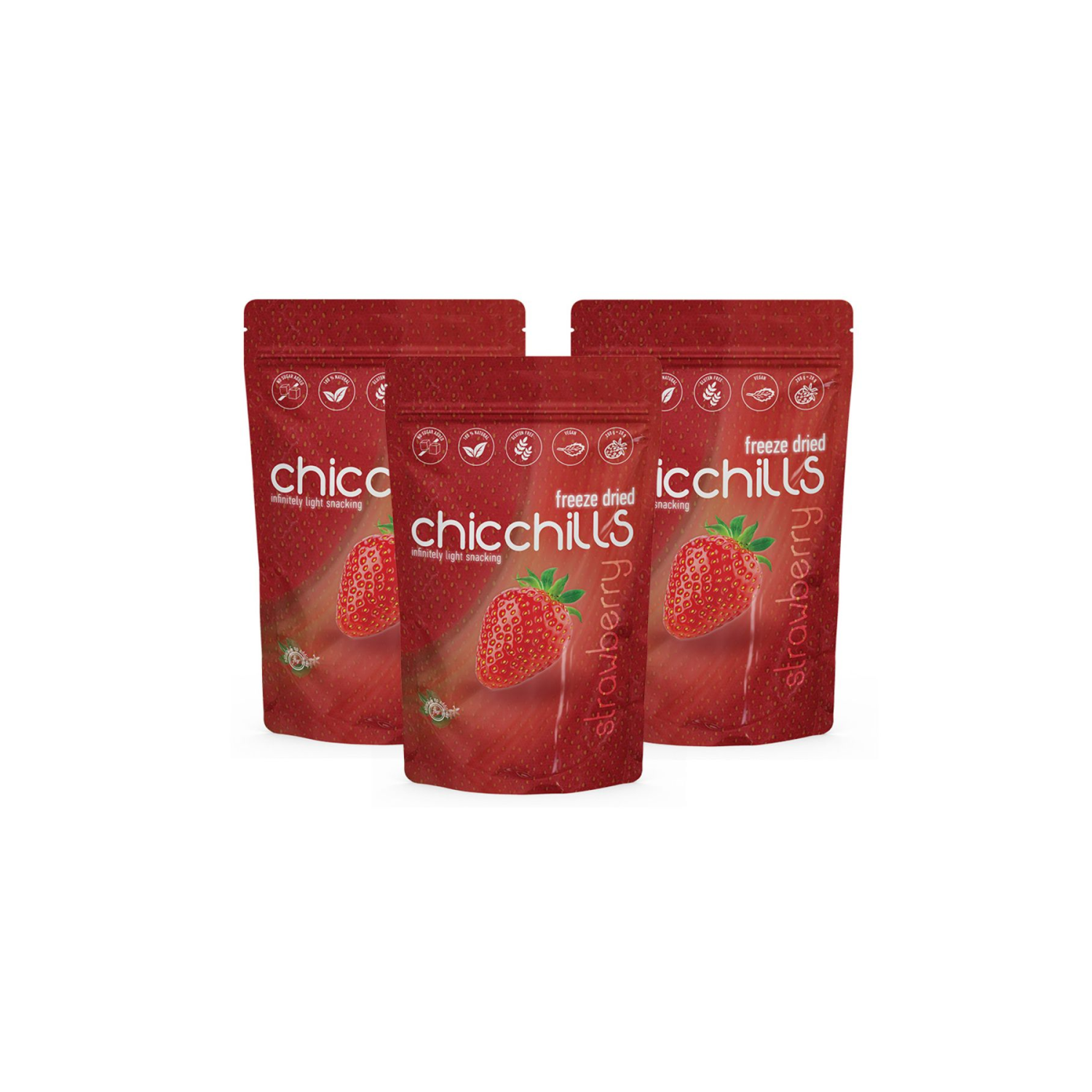 Dondurularak Kurutulmuş Çilek 15g x 3