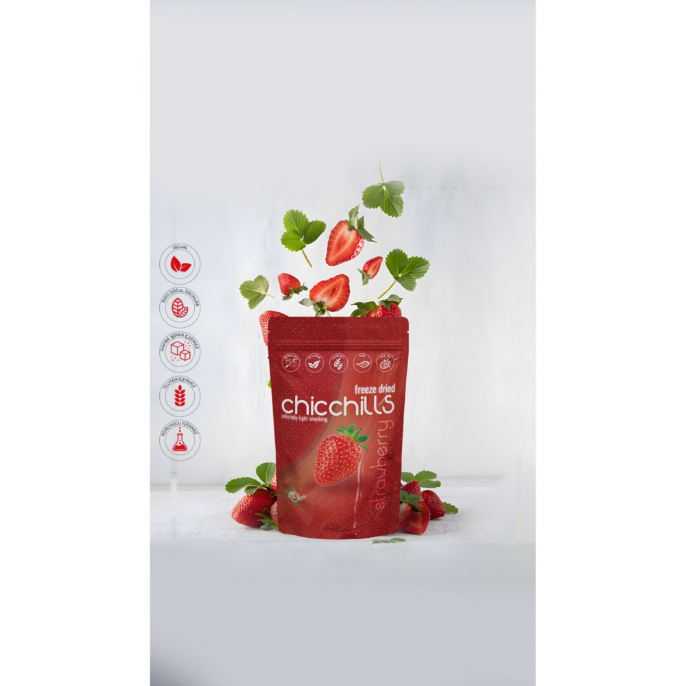 Dondurularak Kurutulmuş Çilek 15g x 3