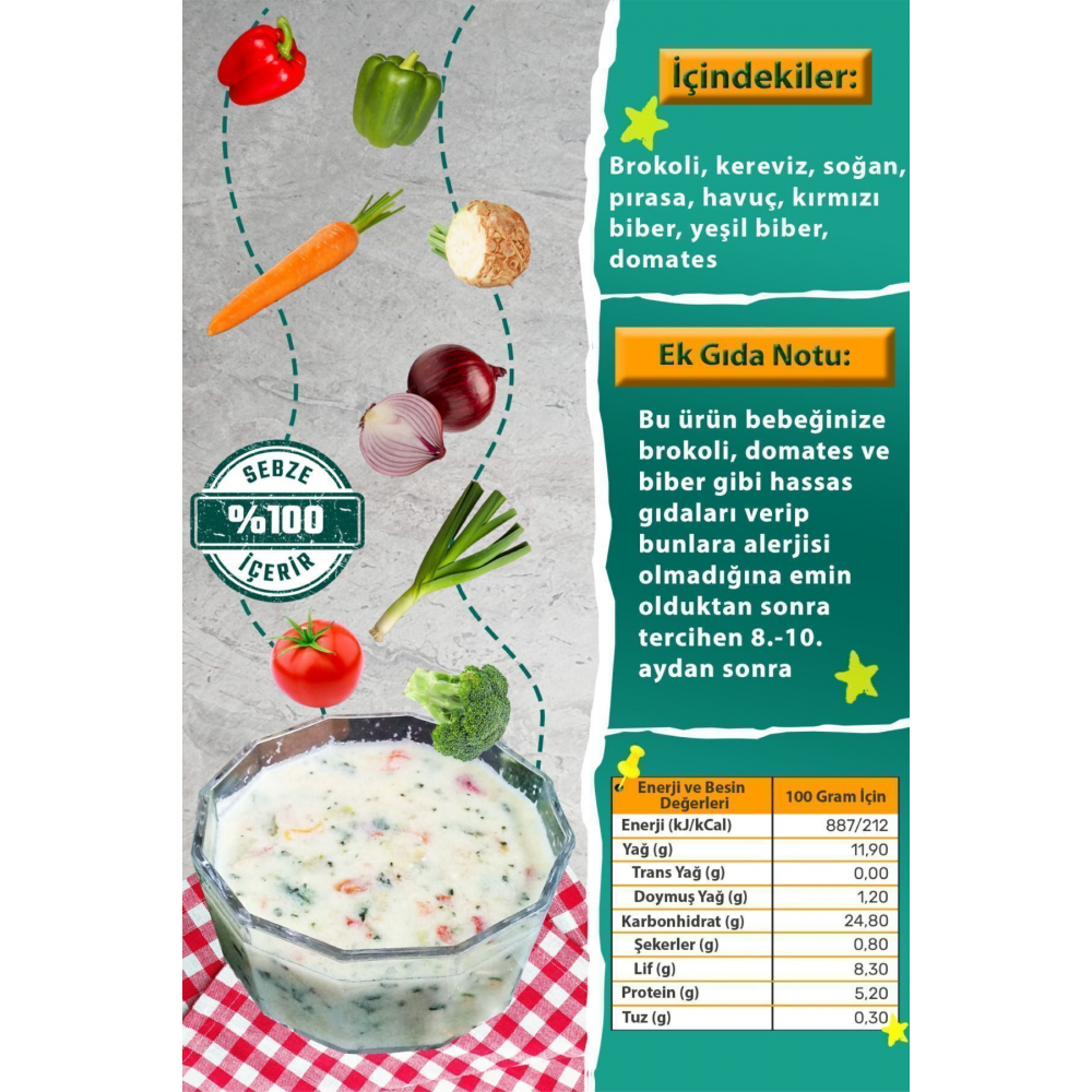 Unsuz Sebze Çorbası