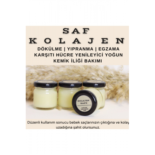 %100 Saf Ilik Yağı Bakımı - Saç Dökülmesine Mucize Etki - 4 Adet 40 Ml Boyutunda - Aylık Kür