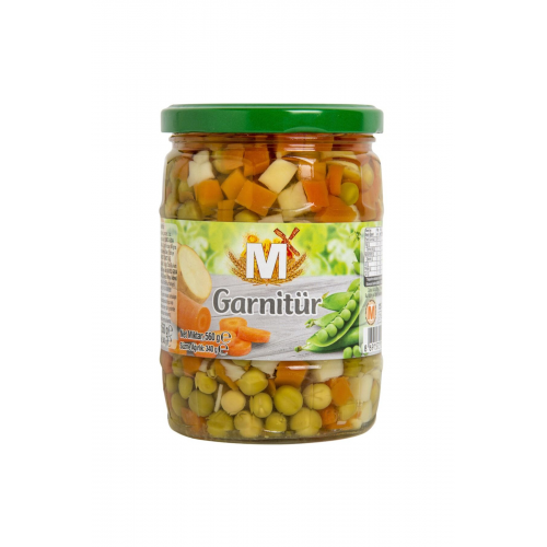 Garnitür Konservesi Cam 560 G