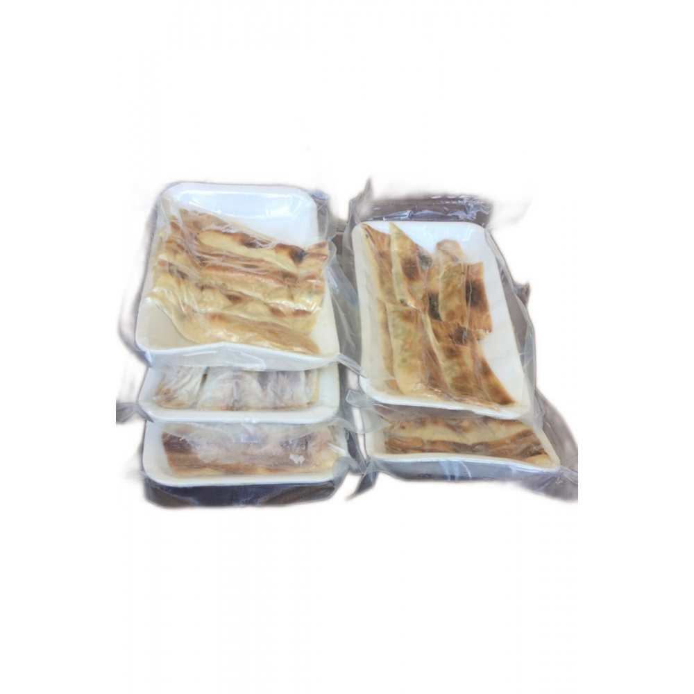 55 Pide, 2 Porsiyon Kıymalı Ve 3 Porsiyon Peynirli Kapalı Bafra Pidesi Paketi.