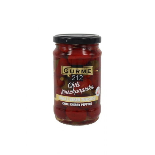 Acı Saplı Kiraz Biber, Hazır Yemelik, Meze (2 Adet X 320cc)