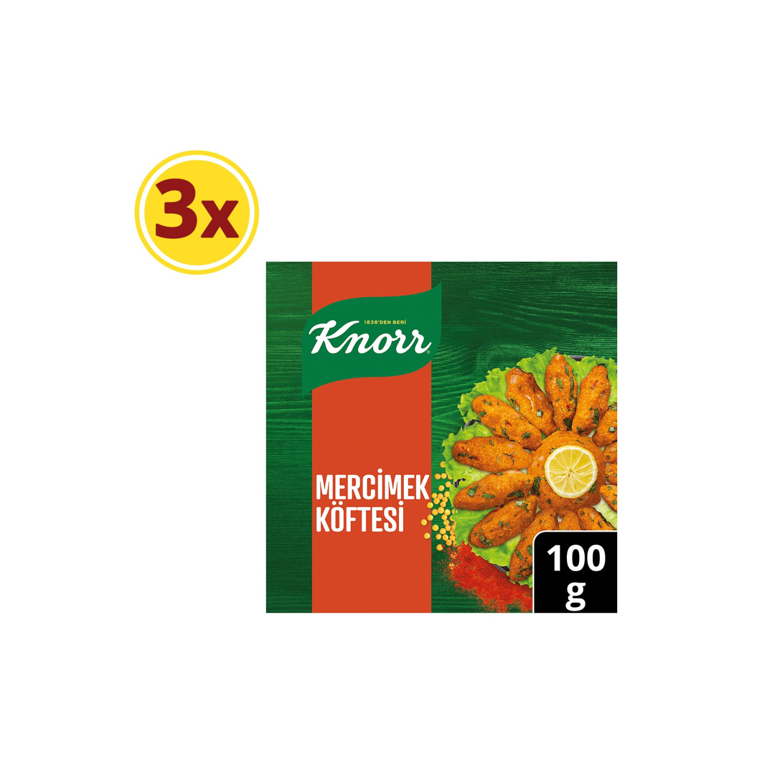 Mercimek Köftesi 100g X3