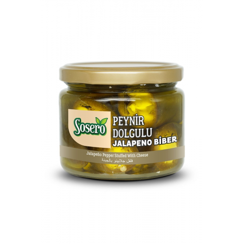 Peynir Dolgulu Jalapeno Biber 290 gr Cam Kavanoz