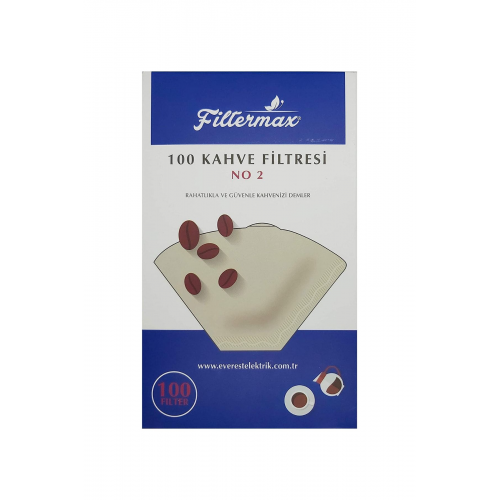 2 Numara Filtre Kahve Makinesi Kâğıdı -100 Adet